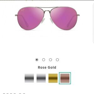 Maui jim Maverick sunglasses pink lenses